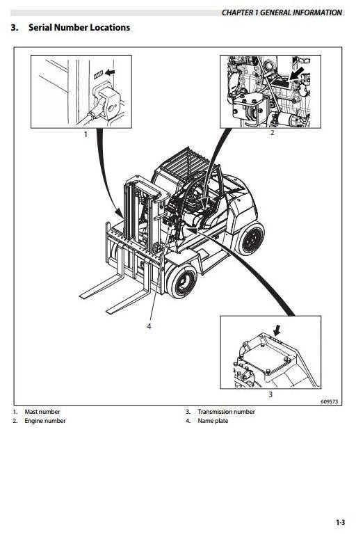 Mitsubishi Diesel Forklift Truck FD70N (AF20D-10011-up) Workshop Service Manual