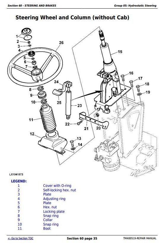 John Deere 6130, 6230, 6330, 6430, 6530, 6534, 6630 Europe Tractors Service Repair Manual (TM400519)