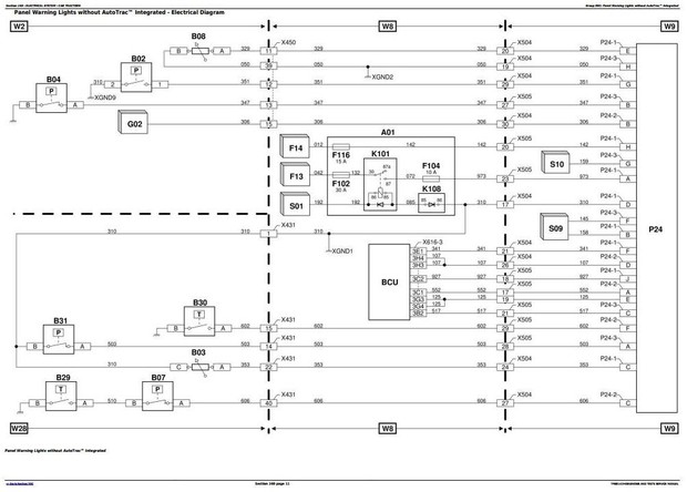 John Deere 6145J, 6165J, 6180J, 6205J Tractors Diagnosis and Tests Service Manual (TM801419)