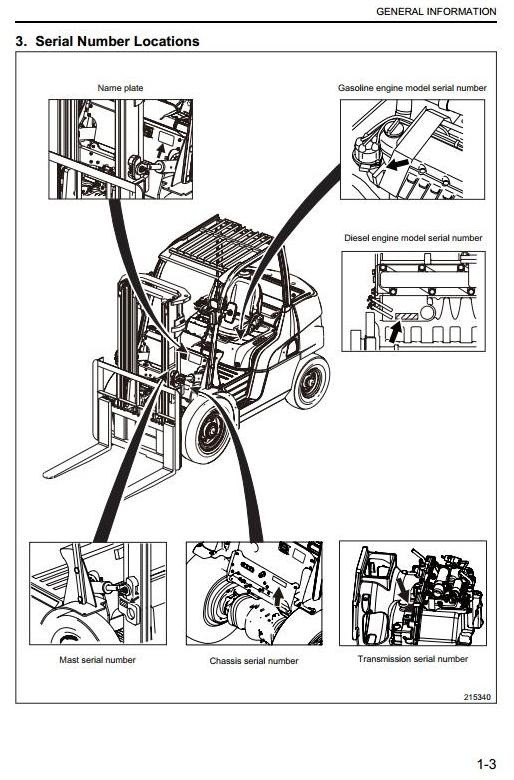 Caterpillar Forklift Truck GP40N, GP45N, GP50CN, GP50N, GP55N Workshop Service Manual