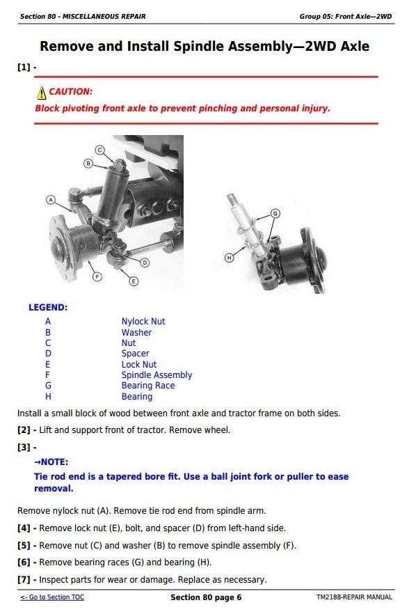 John Deere 5325N, 5425N and 5525N USA Tractors Repair Service Manual (TM2188)