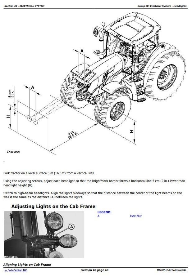 John Deere 6110M, 6120M, 6130M, 6135M, 6140M, 6145M Tractors Service Repair Manual (TM408519)