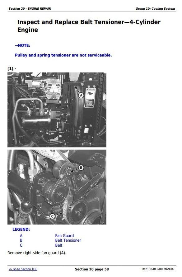 John Deere 5325N, 5425N and 5525N USA Tractors Repair Service Manual (TM2188)