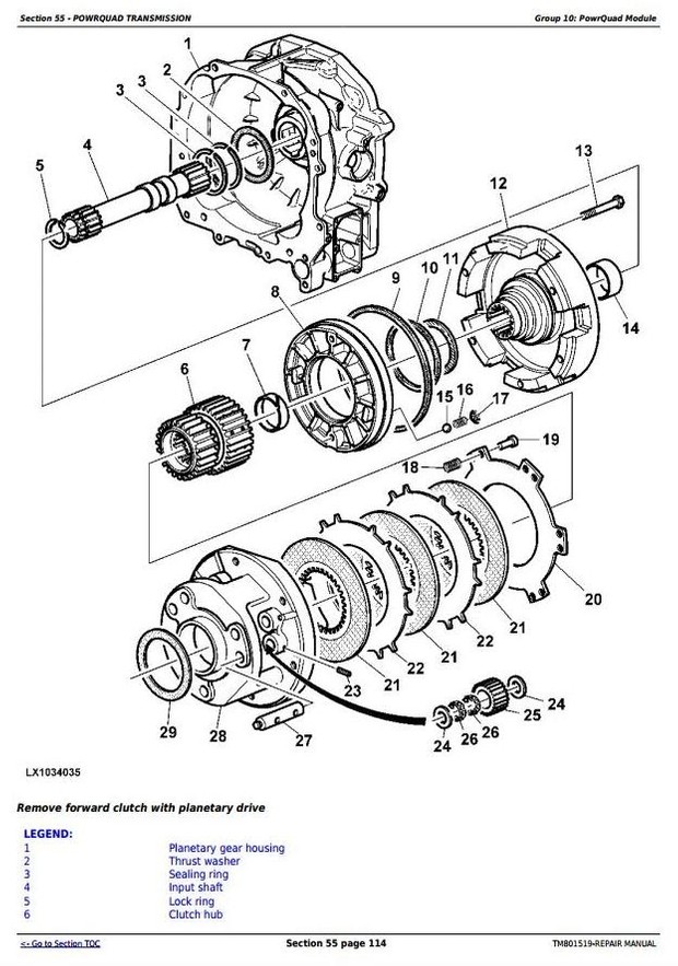John Deere 6145J, 6165J, 6180J & 6205J (Worldwide Edition) Tractors Service Repair Manual (TM801519)