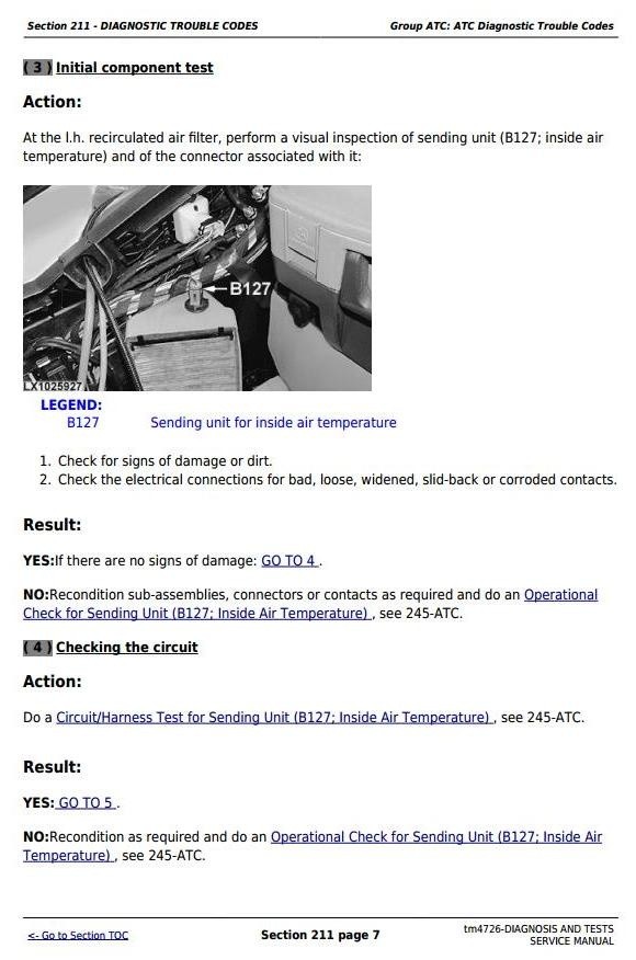 John Deere 6020,6120,6220,6320, 6420,6620,6820,6920 Tractors Diagnosis&Tests Service Manual (tm4726)