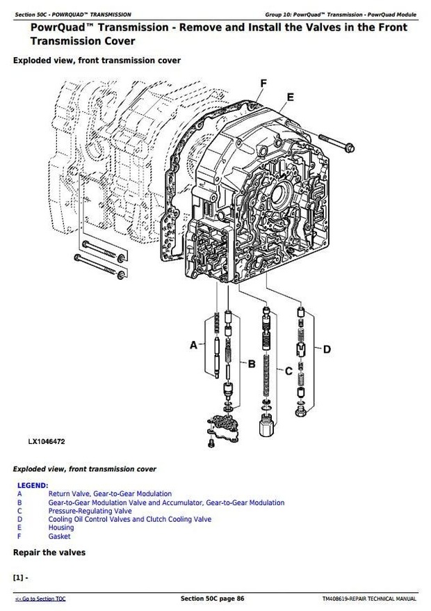 John Deere 6155M, 6175M and 6195M Tier 2 Tractors Service Repair Technical Manual (TM408619)