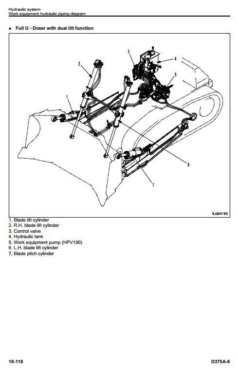 Komatsu Crawler Dozers D375A-6 60001 and up Workshop Service Manual