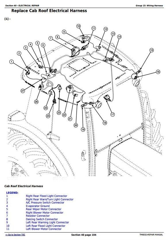 John Deere 5425, 5625, 5725 Narrow, Orchard & HC Tractors Service Repair Manual (TM6032)