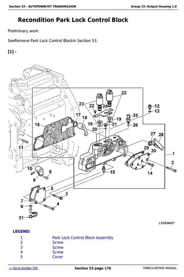 John Deere 6830 & 6930 Premium (European Edition) Tractors Service Repair Manual (TM8024)