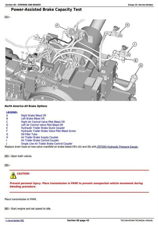 John Deere 7630 7730 7830 7930 & 2204 2WD or MFWD Tractors Service Repair Manual (TM2266)