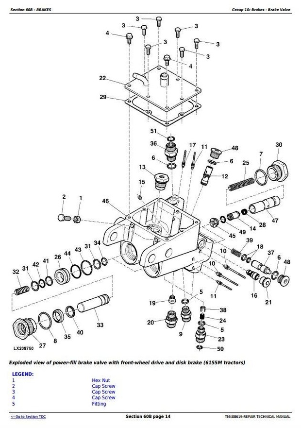 John Deere 6155M, 6175M and 6195M Tier 2 Tractors Service Repair Technical Manual (TM408619)