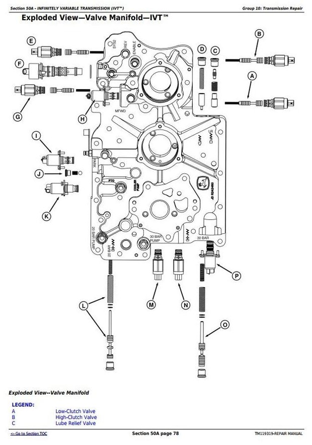 John Deere 8320RT, 8345RT, 8370RT 8RT RW (S.N.: 912001-) Tractors Service Repair Manual (TM119319)