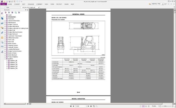 Nissan F/PD01A15(P)U, F/PD01A18(P)U, F/UD02A20(P)U, F/UD02A25(P)U, F/UGD02A30(P)U Service Manual