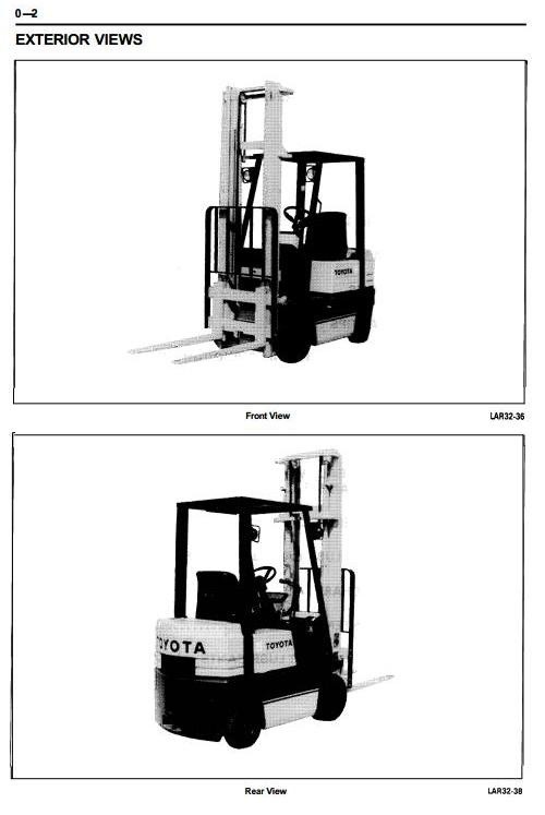 Toyota LPG Forklift Truck 30-5FGC10, 30-5FGC13, 30-5FGC15, 5FGC10, 5FGC13, 5FGC15 Service Manual
