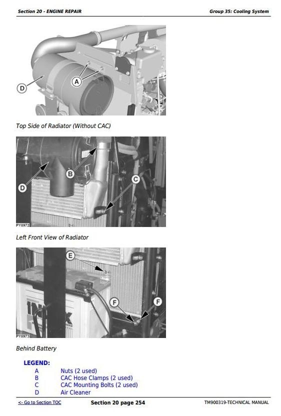 John Deere 5050E, 5055E, 5065E and 5075E Tractors Technical Manual (TM900319)