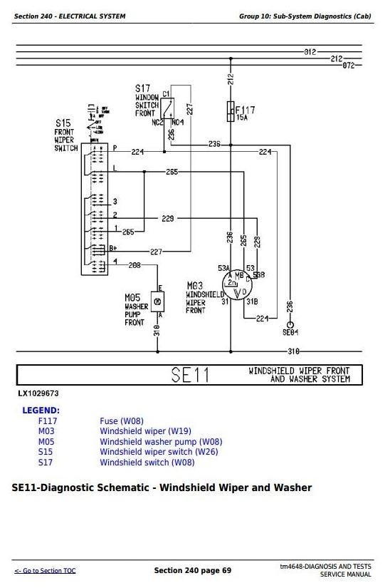 John Deere 6215, 6415, 6615, 6715 2WD or MFWD Tractors Diagnosis and Tests Service Manual (tm4648)