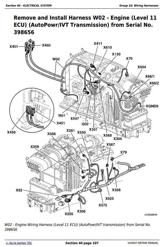 John Deere 6120, 6220, 6320, 6420, 6120L, 6220L, 6320L, 6420L, 6520L Tractors Repair Manual (tm4647)