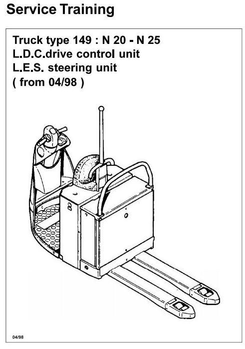 Linde Order Picker Type 149: N20, N25 Service Training Manual