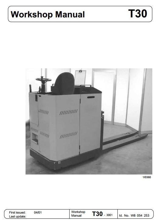 Linde Pallet Truck Type 012: T30R-02 Service Training (Workshop) Manual