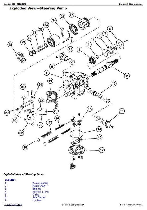 John Deere 8320RT, 8345RT, 8370RT 8RT RW (S.N.: 912001-) Tractors Service Repair Manual (TM119319)