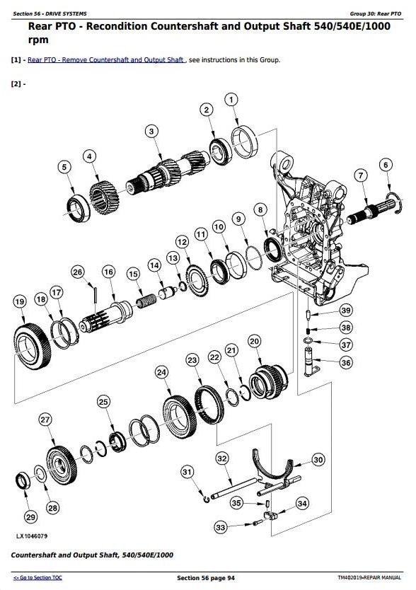 John Deere 5070M, 5080M, 5090M & 5100M - European Tractors Service Repair Manual (TM402019)