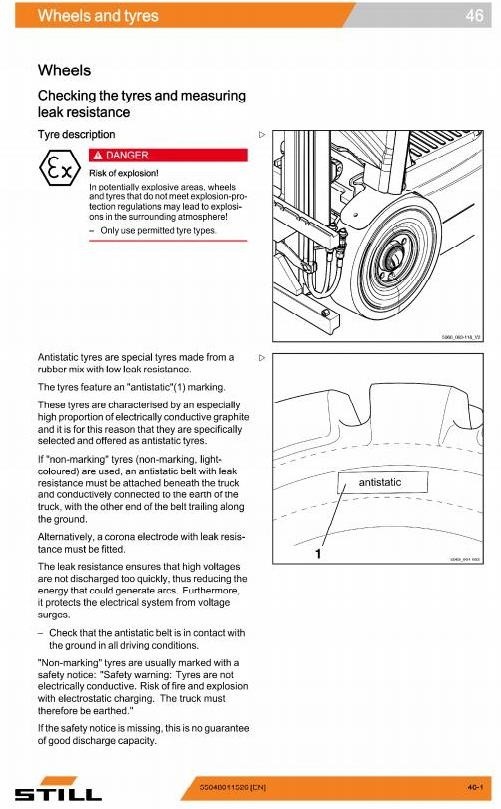 Still Explosion Protected Truck RX50-10, -13, -15, -16: 5060, 5061, 5063, 5065, 5066 Service Manual