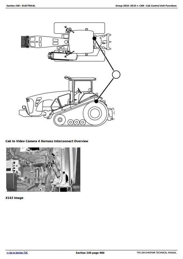 John Deere 8310RT, 8335RT & 8360RT Tractors Diagnosis and Tests Service Manual (TM110419)