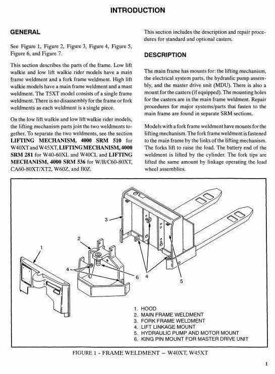 Hyster Pallet Truck C60XT2 (A499), C80XT2 (A499), CA60XT (A498), CA80XT (A498) Service Manual