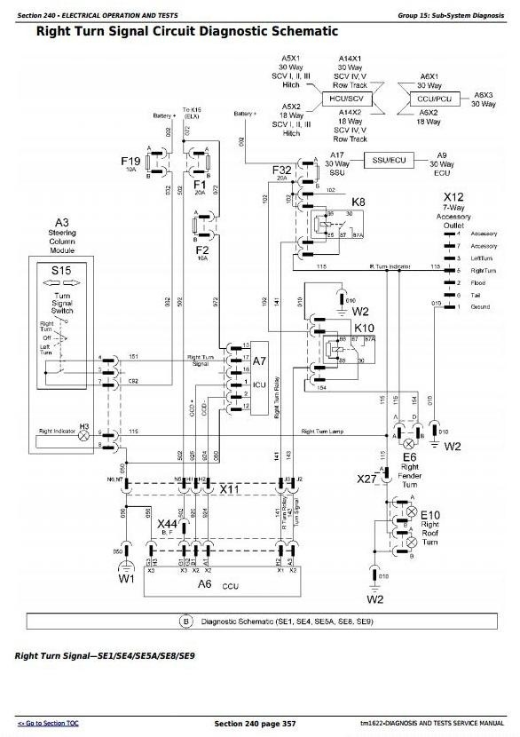 John Deere 8100T, 8200T, 8300T and 8400T Tracks Tractors Diagnosis and Tests Service Manual (tm1622)