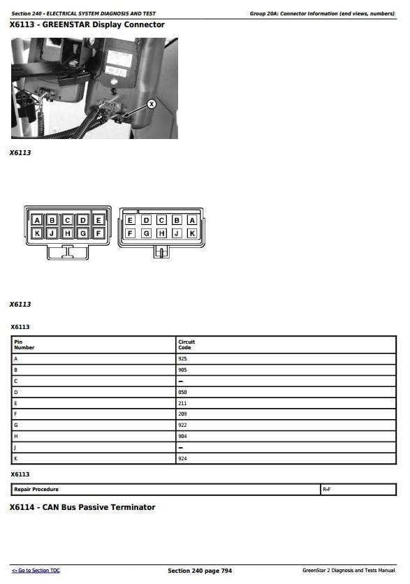 John Deere GreenStar 2 Technical Service Manual (TM1061)