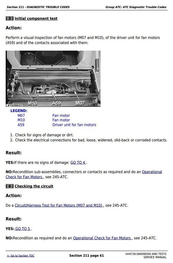 John Deere 6020,6120,6220,6320, 6420,6620,6820,6920 Tractors Diagnosis&Tests Service Manual (tm4726)