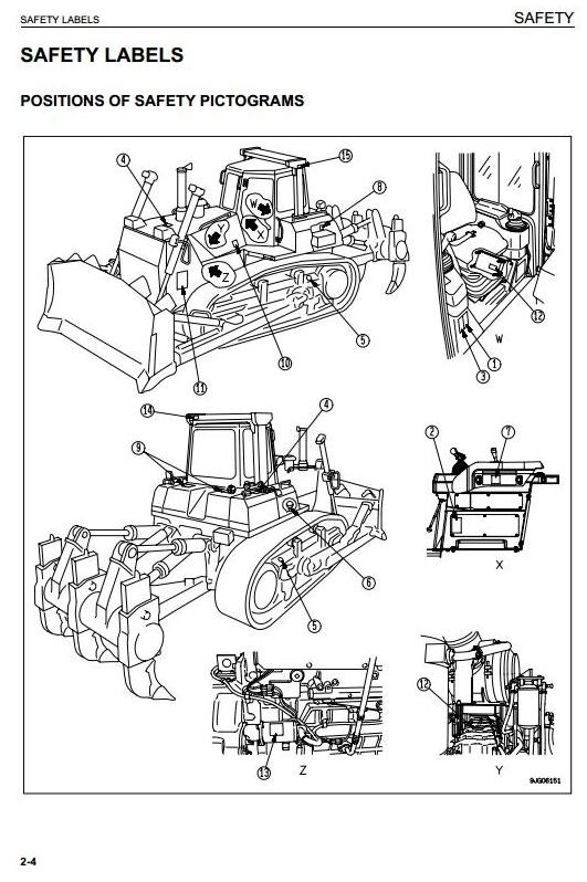 Komatsu Crawler Dozers D155AX-5 sn:76243-80000 Operating and Maintenance Instructions