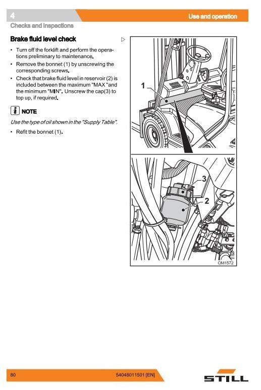 Still Diesel Truck RC41-25, RC41-30: 4091, 4092 Operating and Maintenance Instructions