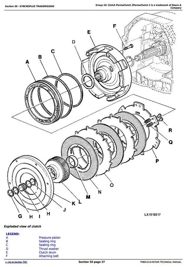 John Deere 6110J, 6125J & 6130J 2WD or MFWD Tractors Repair Manual (Worldwide Edition) (TM801919)