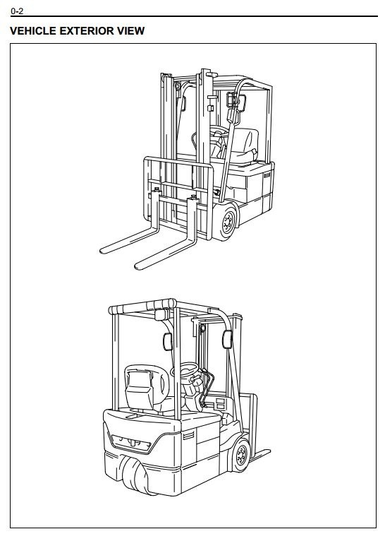 Toyota Electric Forklift Truck 7FBE10, 7FBE13, 7FBE15, 7FBE18, 7FBE20 Workshop Service Manual