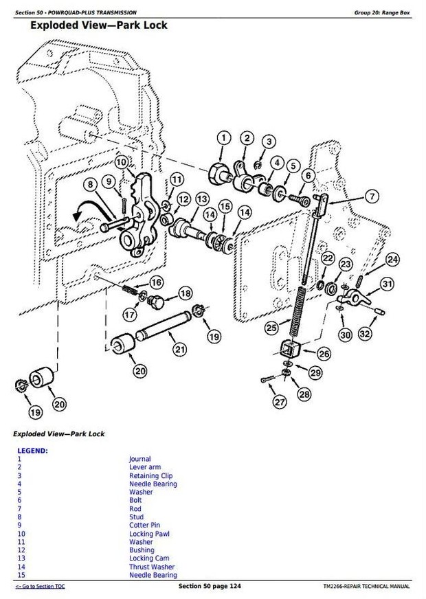 John Deere 7630 7730 7830 7930 & 2204 2WD or MFWD Tractors Service Repair Manual (TM2266)