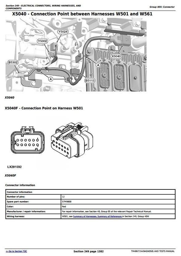 John Deere 6110R,6120R,6130R,6135R,6145R,6155R(H),6175R,6195R,6215R Tractor Diagnosis+Test(TM406719)