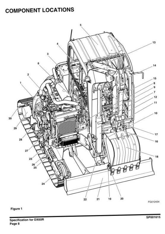 Doosan Excavator DX60R: 50001 and Up Workshop Service Manual