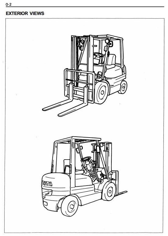 Toyota Diesel Forklift Truck: 6FD10, 6FD14, 6FD15, 6FD18, 6FD20 Workshop Service Manual