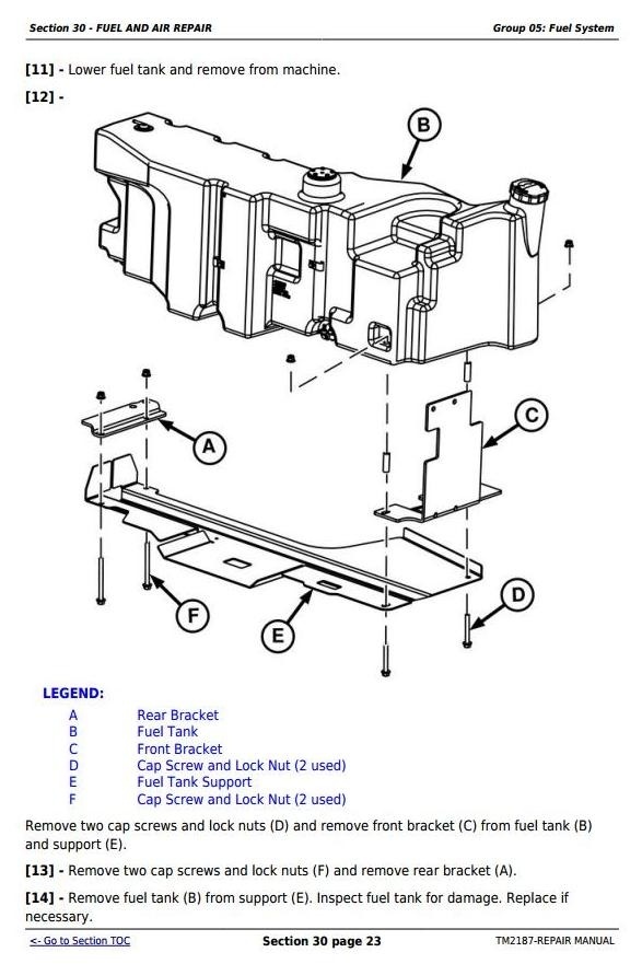 John Deere 5225, 5325, 5425, 5525, 5625, 5603 Tractors Repair Service Manual (TM2187)