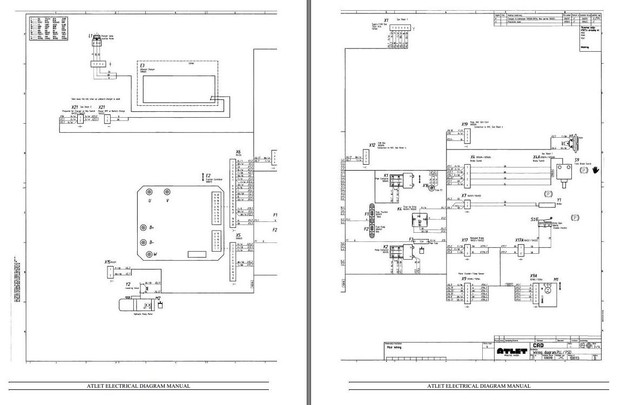 Atlet Low Lifter, Stacker P-Series: PLP, PPC, PPD, PPF, PPL, PPS Electical Diagramm