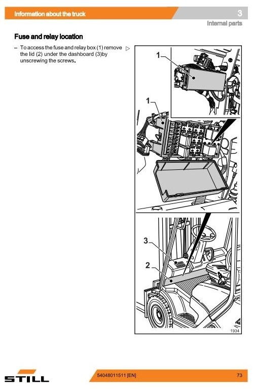 Still LPG Forklift Truck RC41-25T, RC41-30T: 4094, 4095 Operating and Maintenance Instructions