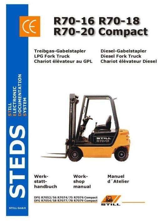 Still Fork Truck R70-16, R70-18, R70-20 Compact: R7052-R7058, R7074-R7079 Workshop Manual