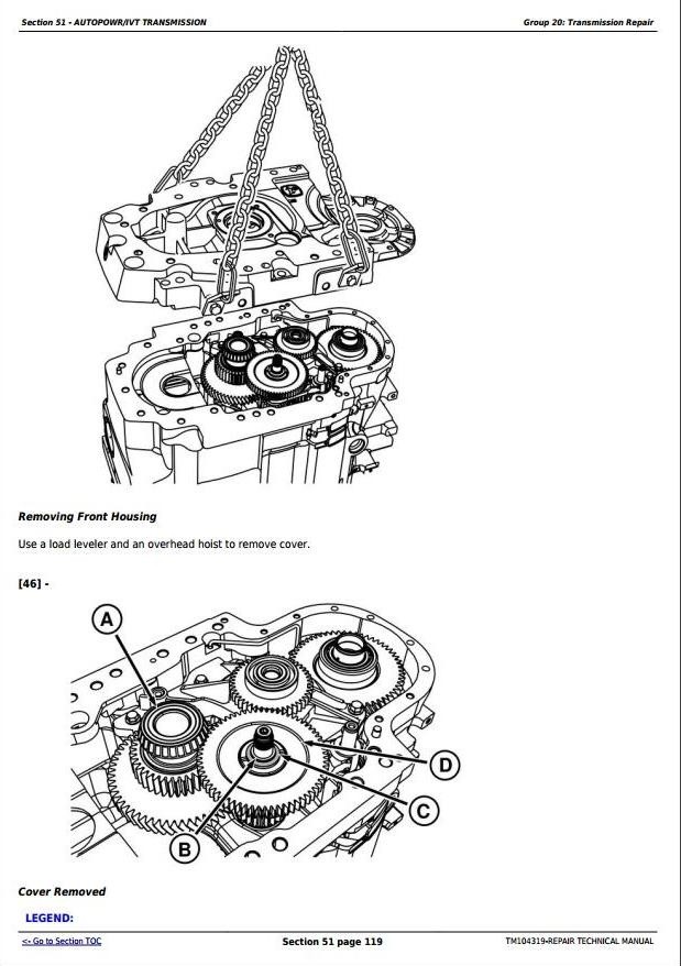 John Deere 8225R, 8245R, 8270R, 8295R, 8320R, 8345R Tractors Service Repair Manual (TM104319)
