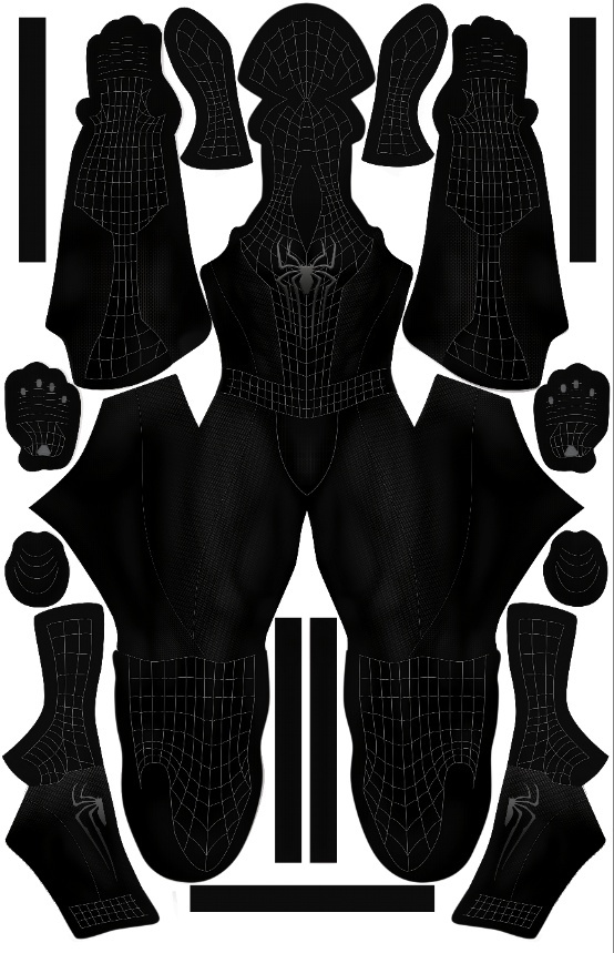 TASM2 Black Suit pattern