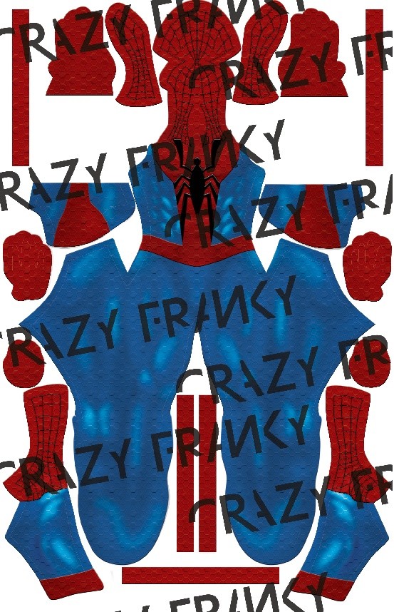 Spider-Man Mangaverse V2 pattern (Short Sleeve)