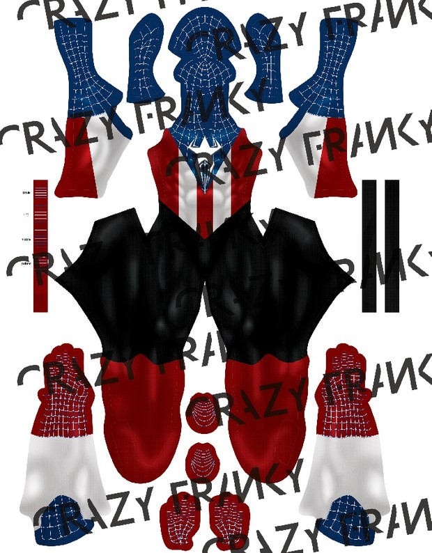 Captain Spider V3b pattern