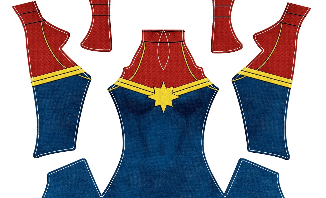 Captain Marvel pattern CrazyFranky Captain Marvel pattern CrazyFranky
