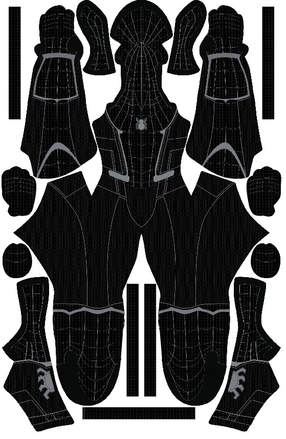 (FREE) Black Civil War Spider-Man pattern