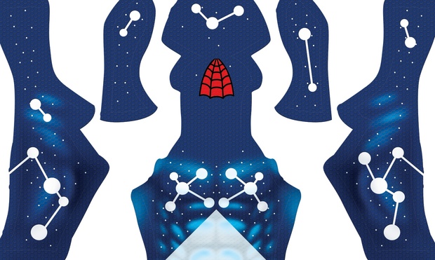 Cosmic Spider-Man V2 (Blue) pattern